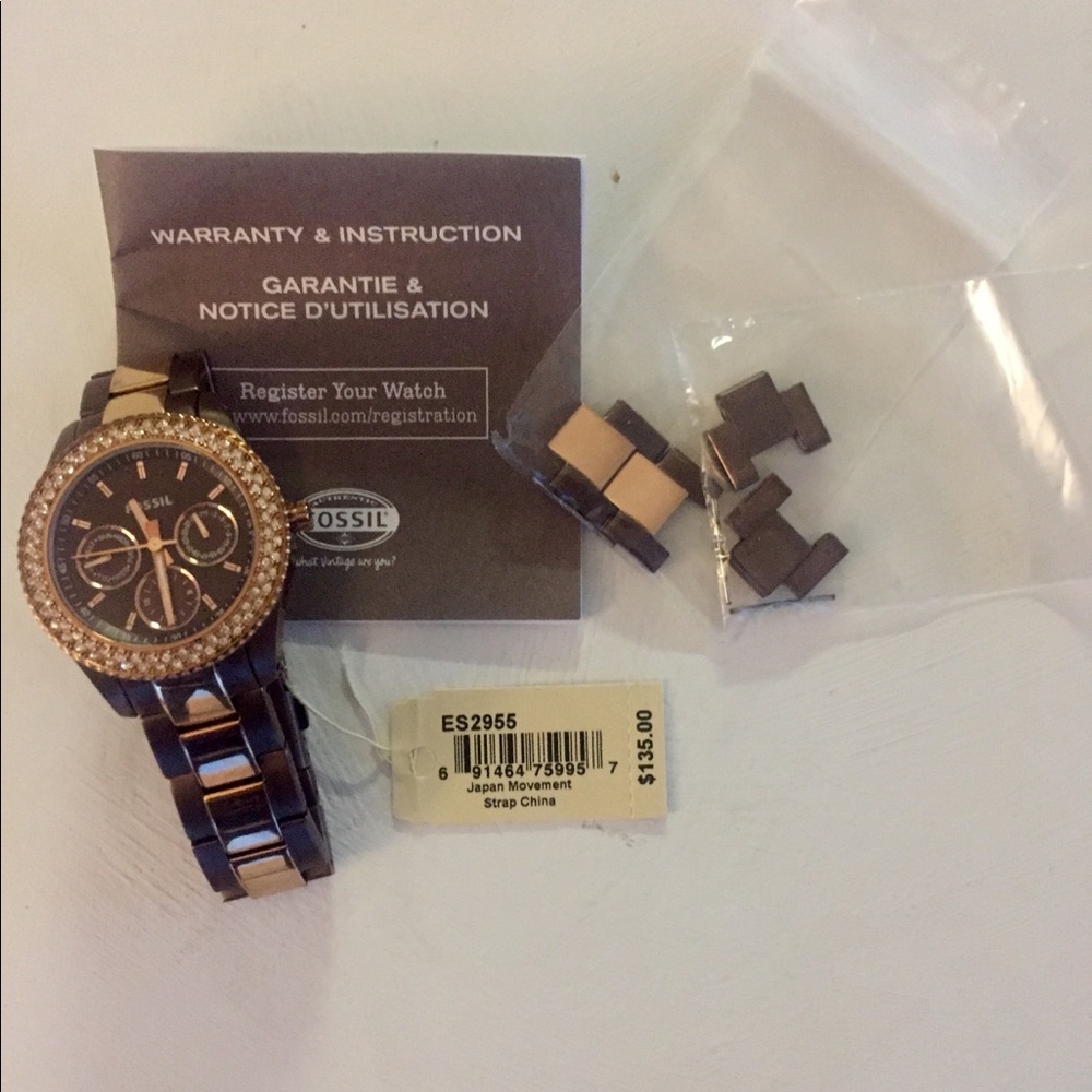FOSSIL- Stainless Steel Ladies Watch